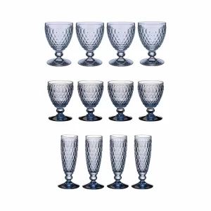 Villeroy & Boch Boston Coloured Bunt Gemischtes Wein- & Sektgläser 12er Set 17