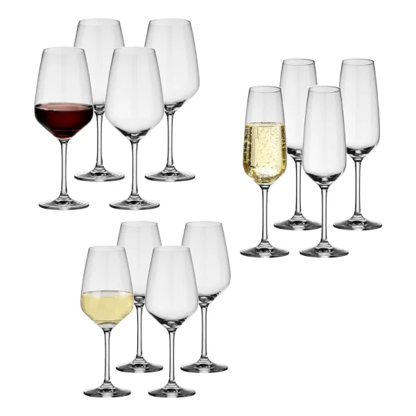 Villeroy & Boch Voice Basic Glas Sektglas 4er Set 4