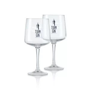 Null TURM GIN Copa Glas Mit Logo – 720 Ml – 2er-Set 11