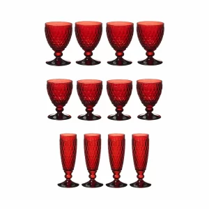 Villeroy & Boch Boston Coloured Bunt Gemischtes Wein- & Sektgläser 12er Set 15