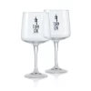 Null TURM GIN Copa Glas Mit Logo – 720 Ml – 2er-Set 25