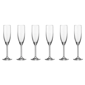Leonardo Sektglas 100 Ml Brindisi [6 Stück] Anthrazit Rund Ø 5 X H 17,7 Cm 17