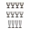 Villeroy & Boch Boston Coloured Weißwein- & Sektgläser Set 12er Set Smoke 25