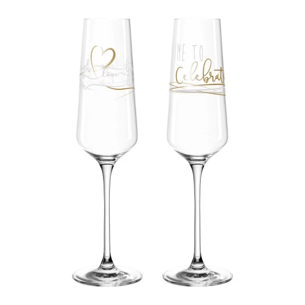 Leonardo PRESENTE Sektglas “Celebrate” 280 Ml 2er Set 1