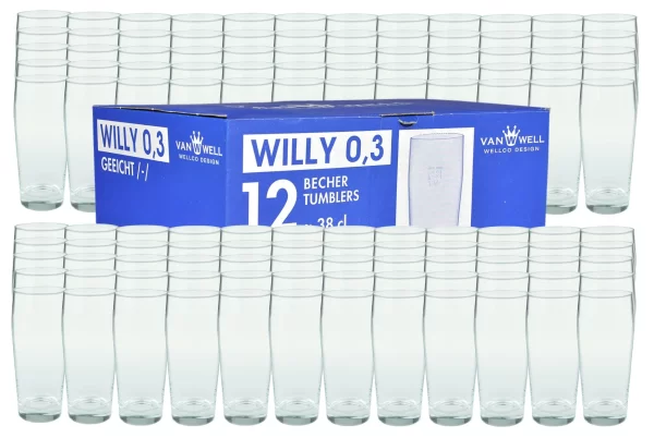 Null 120er Set Bierglas Willibecher 0,3L Mit Eichstrich 1