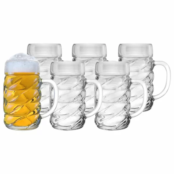 Ritzenhoff & Breker PAULANER Maßkrug 1,0 L 6er Set 6