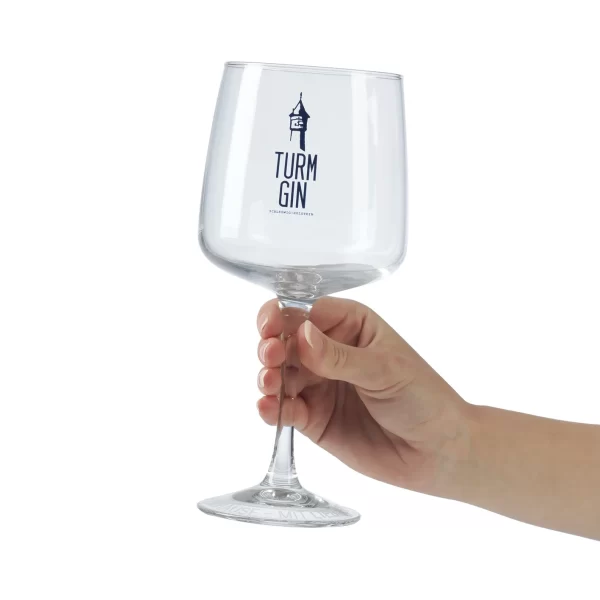Null TURM GIN Copa Glas Mit Logo – 720 Ml – 2er-Set 8