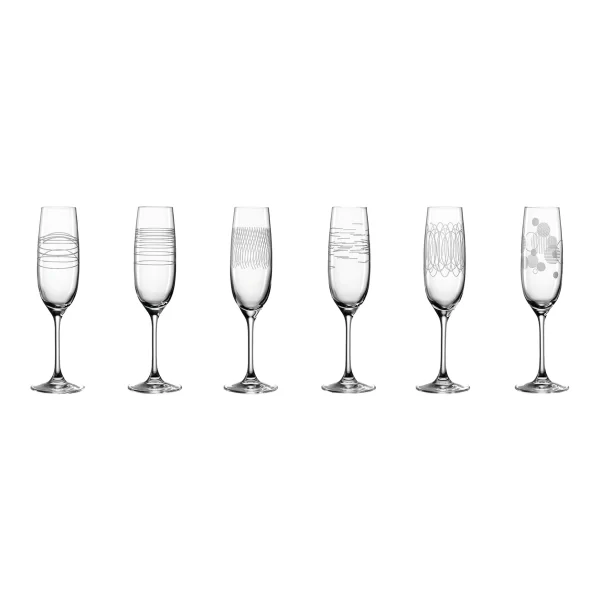 Leonardo Sektglas CASELLA 6er-Set Mit Diagravur 1