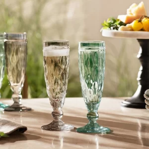 Leonardo Sektglas 100 Ml Brindisi [6 Stück] Anthrazit Rund Ø 5 X H 17,7 Cm 21