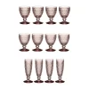 Villeroy & Boch Boston Coloured Weißwein- & Sektgläser Set 12er Set Rosa 23