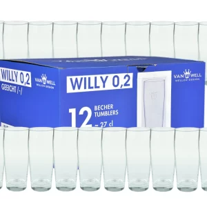 Null 12er Set Bierglas Willibecher 0,2L Geeicht 11