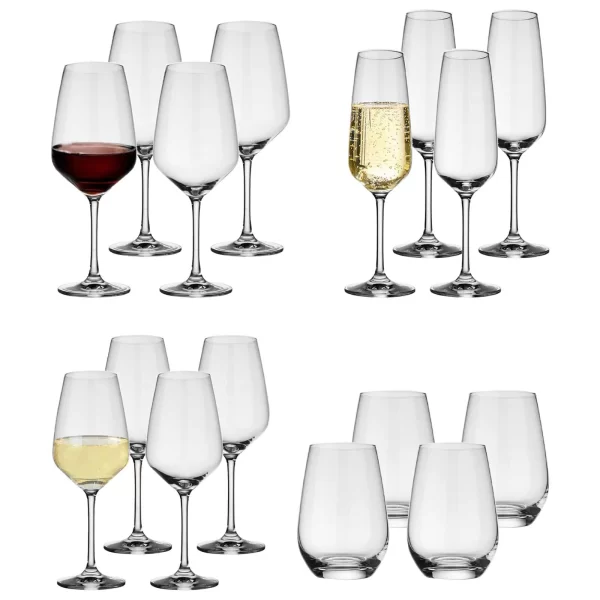 Villeroy & Boch Voice Basic Glas Sektglas 4er Set 5