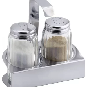 2x Contacto Menage 3-teilig Salz Pfeffer, Durchmesser: 13,5 Cm, Höhe: 14 Cm 13