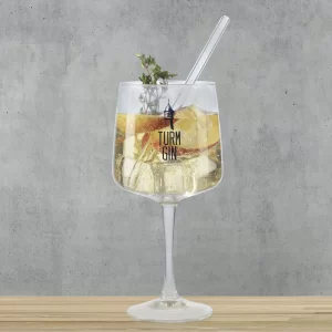 Null TURM GIN Copa Glas Mit Logo – 720 Ml – 2er-Set 19