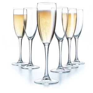 24 X Vina Sektkelch 19cl * – Arcoroc Transparent 19