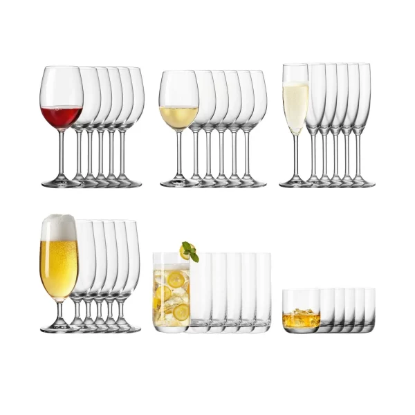 Leonardo CIAO+ Gläserset Bier, Sekt, Wein 24-tlg. 5