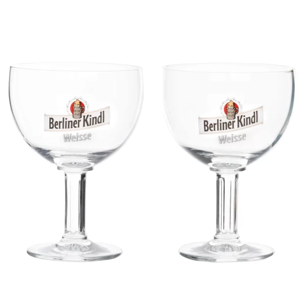 Null 2er Set Ritzenhoff Berliner Kindl Weisse Pokal 0,3 Liter Geeicht 1