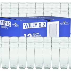 Null 120er Set Bierglas Willibecher 0,3L Mit Eichstrich 17