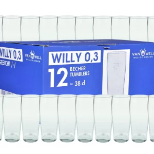 Null 120er Set Bierglas Willibecher 0,3L Mit Eichstrich 13