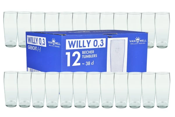 Null 120er Set Bierglas Willibecher 0,3L Mit Eichstrich 4