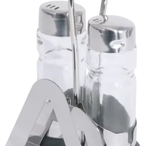 2x Contacto Menage 3-teilig Salz Pfeffer, Durchmesser: 13,5 Cm, Höhe: 14 Cm 17