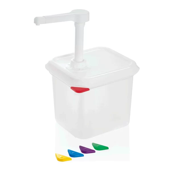 Was-germany WAS Germany – GN Saucenspender 1/6, 2,6 Ltr., Polypropylen (3732260) 1