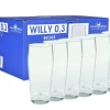 Null 6er Set Bierglas Willibecher 0,3L Mit Eichstrich 23