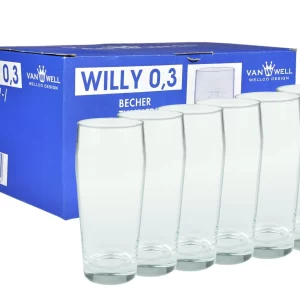 Null 120er Set Bierglas Willibecher 0,3L Mit Eichstrich 11