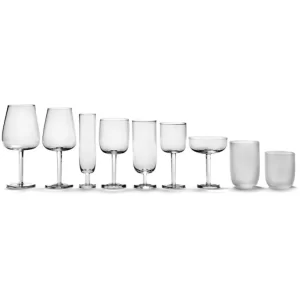 SERAX Base Trinkglas 4er-Set – 4 Gläser à 4 Gläser à 250 Ml – Frosted 12