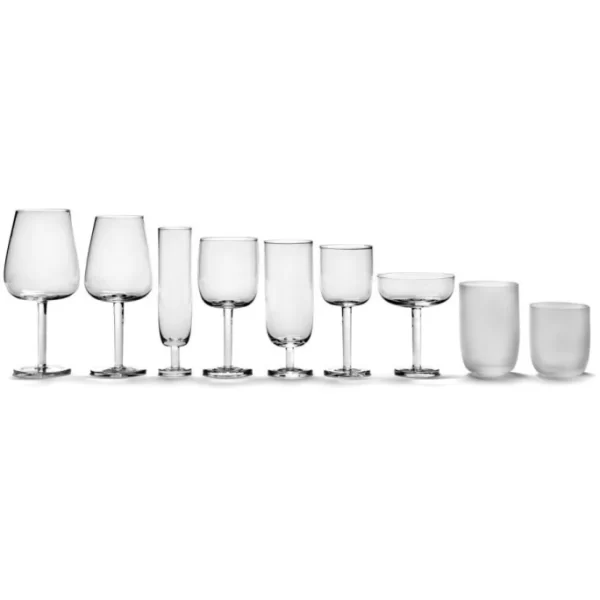 SERAX Base Trinkglas 4er-Set – 4 Gläser à 4 Gläser à 250 Ml – Frosted 5