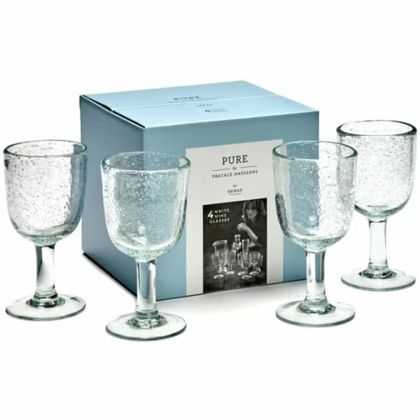 SERAX PURE Weißweinglas 4er-Set – 4 Gläser à 4 Gläser à 250 Ml – Clear 6