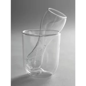SERAX DOUBLE WALL Teeglas Mit Teefilter – 470 Ml – Clear 12