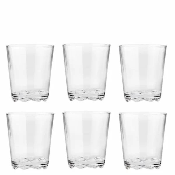 Stelton Glacier Trinkglas 6er Set – 6 Gläser à 250 Ml – Transparent 1