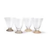 HK Living Coloured Cocktailgläser – 4er Set – 4er-Set – 8,5×8,5×10 Cm – Multicolor 5
