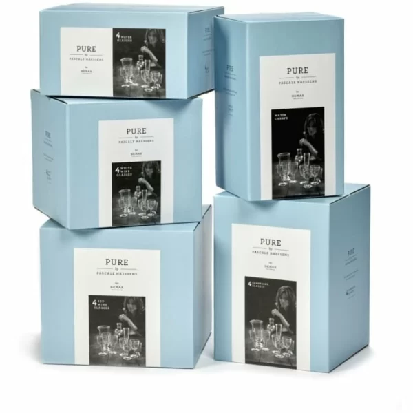 SERAX PURE Rotweinglas 4er-Set – 4 Gläser à 4 Gläser à 250 Ml – Clear 5