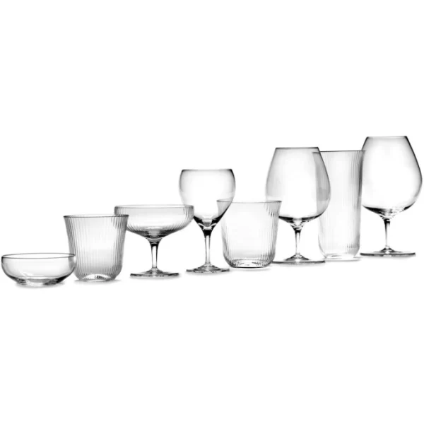 SERAX INKU Champagnerschale 4er-Set – 4 Gläser à 150 Ml – Clear 5