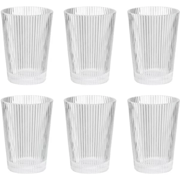 Stelton Pilastro Trinkgläser – 6er-Set – 6er-Set: 330 Ml – Ø 8 – Höhe 11 Cm – Clear 1