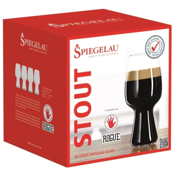 SPIEGELAU Craft Beer Glasses Stout Glas 4er Set – 4 X 600 Ml – Transparent 8