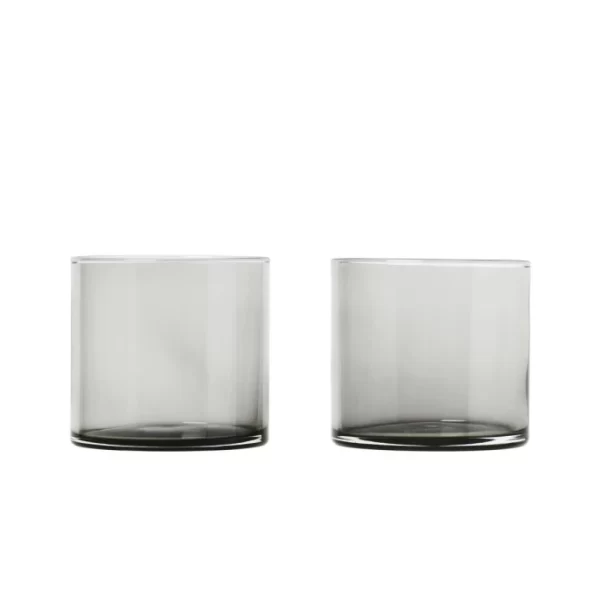 Blomus MERA Trinkgläser 2er-Set – 2 Gläser à 200 Ml – Smoke 1