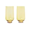 Blomus FLOW Trinkgläser 2er-Set – 2 Gläser à 400 Ml – Dull Gold 10